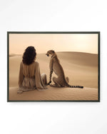 Desert Gazing - Moderne Wanddecoratie | Artprint, Glass Art & Wandkleed