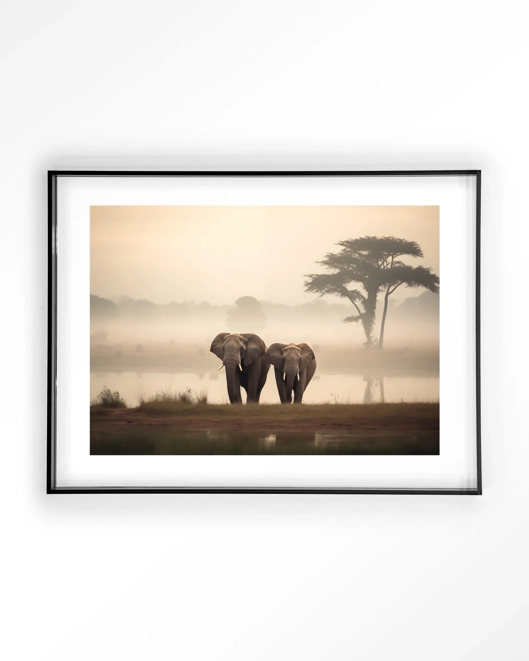 Elephant Mother - Moderne Wanddecoratie | Artprint, Glass Art & Wandkleed