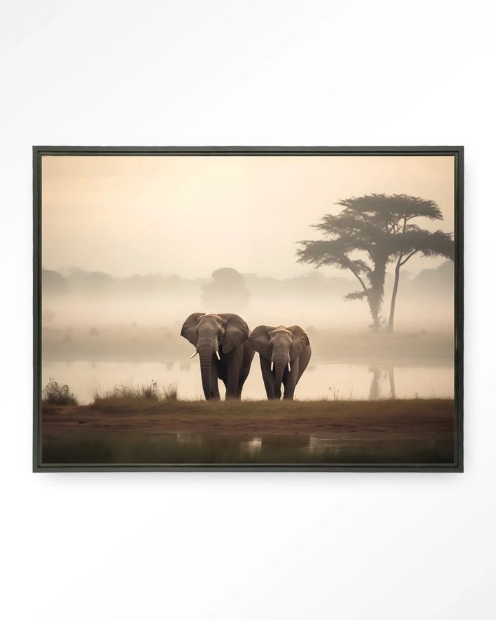Elephant Mother - Moderne Wanddecoratie | Artprint, Glass Art & Wandkleed