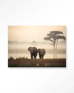 Elephant Mother - Moderne Wanddecoratie | Artprint, Glass Art & Wandkleed