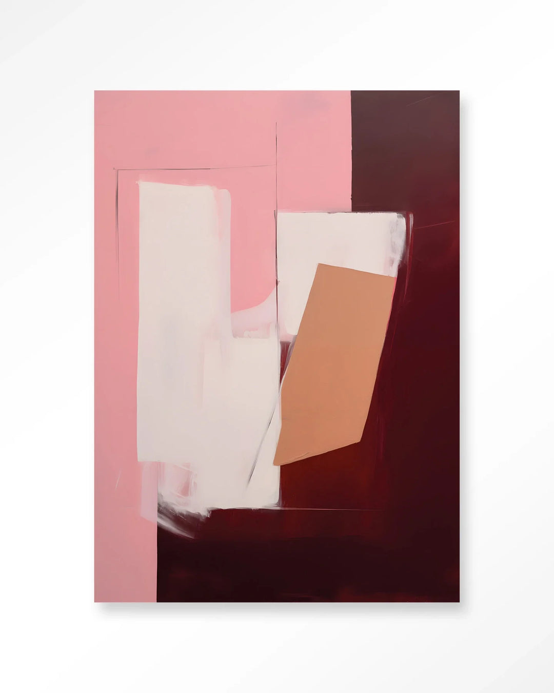 Red Fields - Moderne Wanddecoratie | Artprint, Glass Art & Wandkleed
