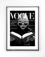 Fashion Book Black - Moderne Wanddecoratie | Artprint, Glass Art & Wandkleed