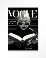 Fashion Book Black - Moderne Wanddecoratie | Artprint, Glass Art & Wandkleed