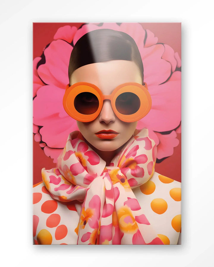 Pink Flower - Moderne Wanddecoratie | Artprint, Glass Art & Wandkleed