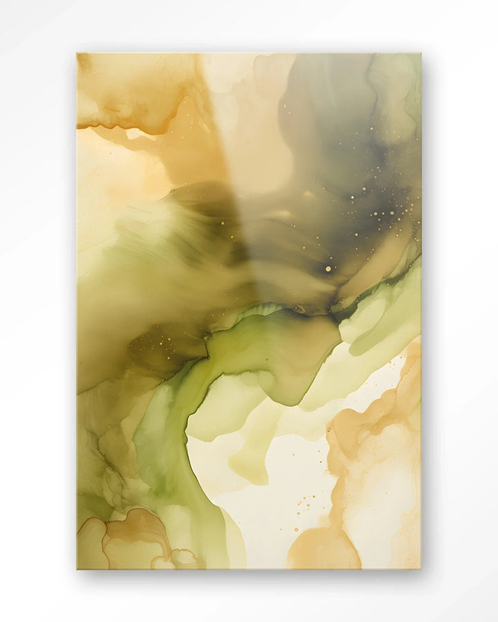 Green Flow - Moderne Wanddecoratie | Artprint, Glass Art & Wandkleed