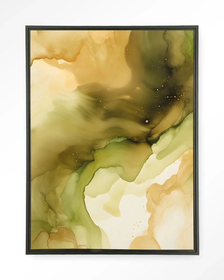 Green Flow - Moderne Wanddecoratie | Artprint, Glass Art & Wandkleed