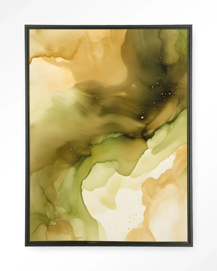 Green Flow - Moderne Wanddecoratie | Artprint, Glass Art & Wandkleed