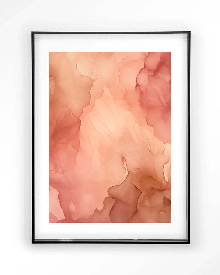 Flowing Pink - Moderne Wanddecoratie | Artprint, Glass Art & Wandkleed