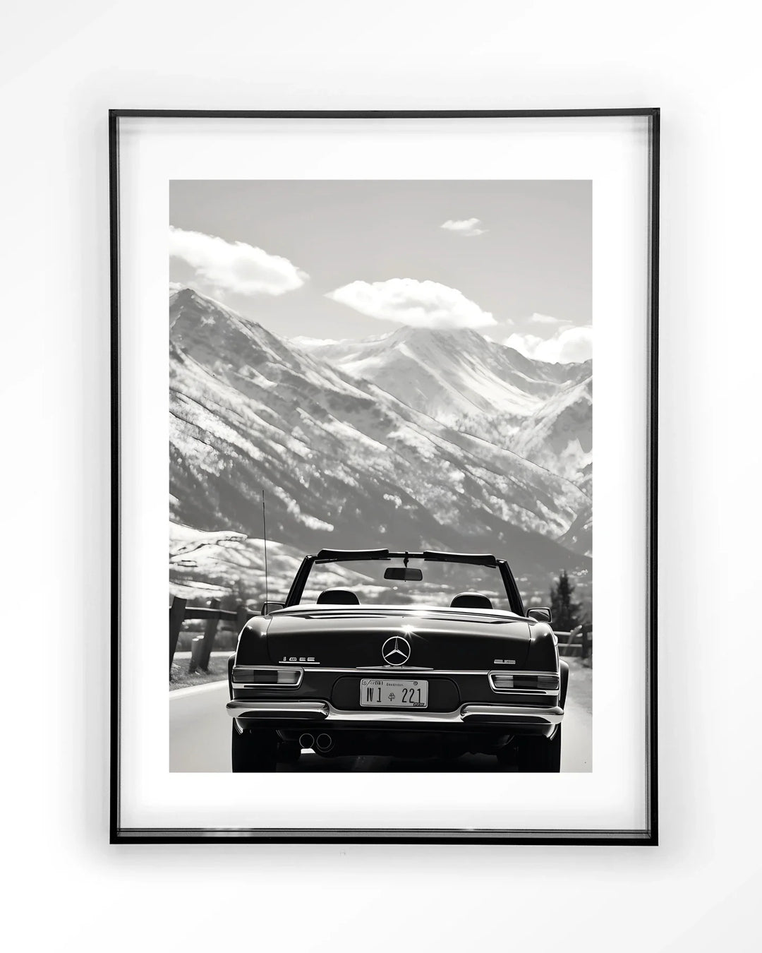 Winter Road - Moderne Wanddecoratie | Artprint, Glass Art & Wandkleed