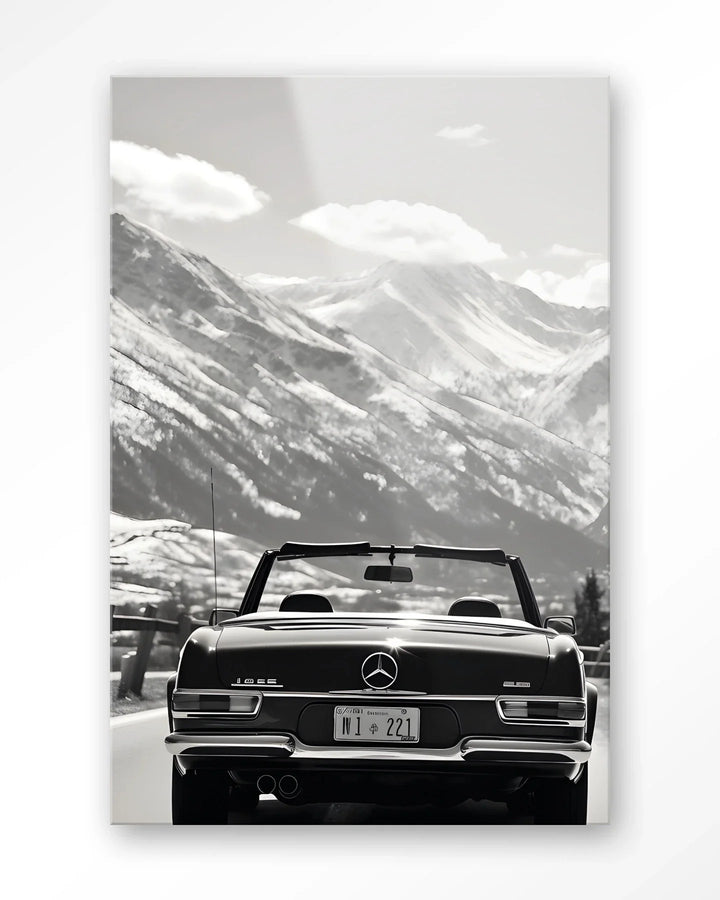 Winter Road - Moderne Wanddecoratie | Artprint, Glass Art & Wandkleed