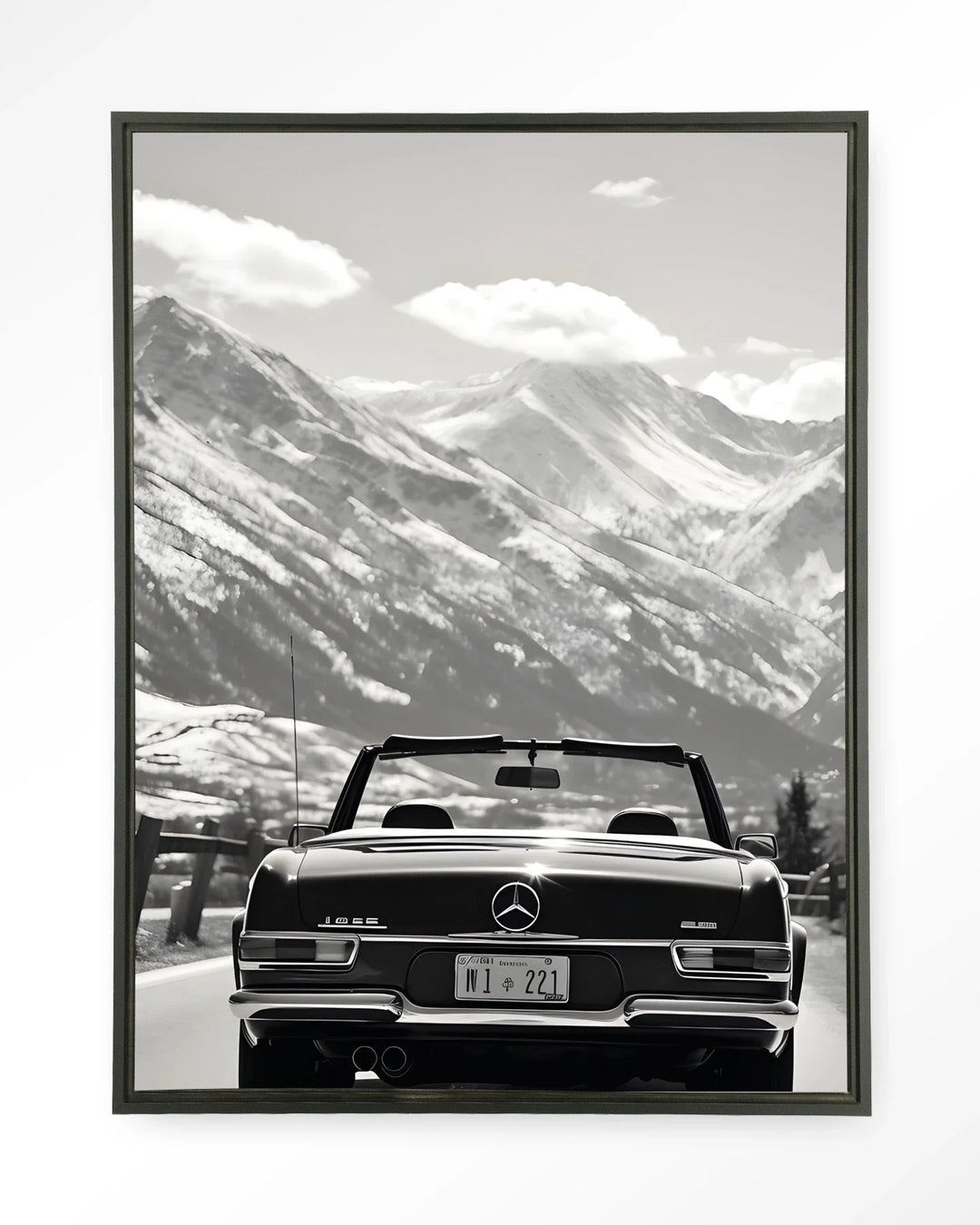 Winter Road - Moderne Wanddecoratie | Artprint, Glass Art & Wandkleed