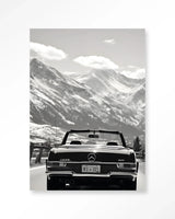 Winter Road - Moderne Wanddecoratie | Artprint, Glass Art & Wandkleed