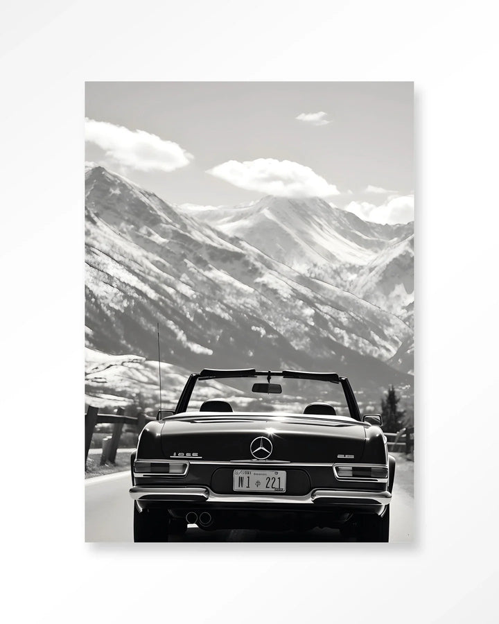 Winter Road - Moderne Wanddecoratie | Artprint, Glass Art & Wandkleed