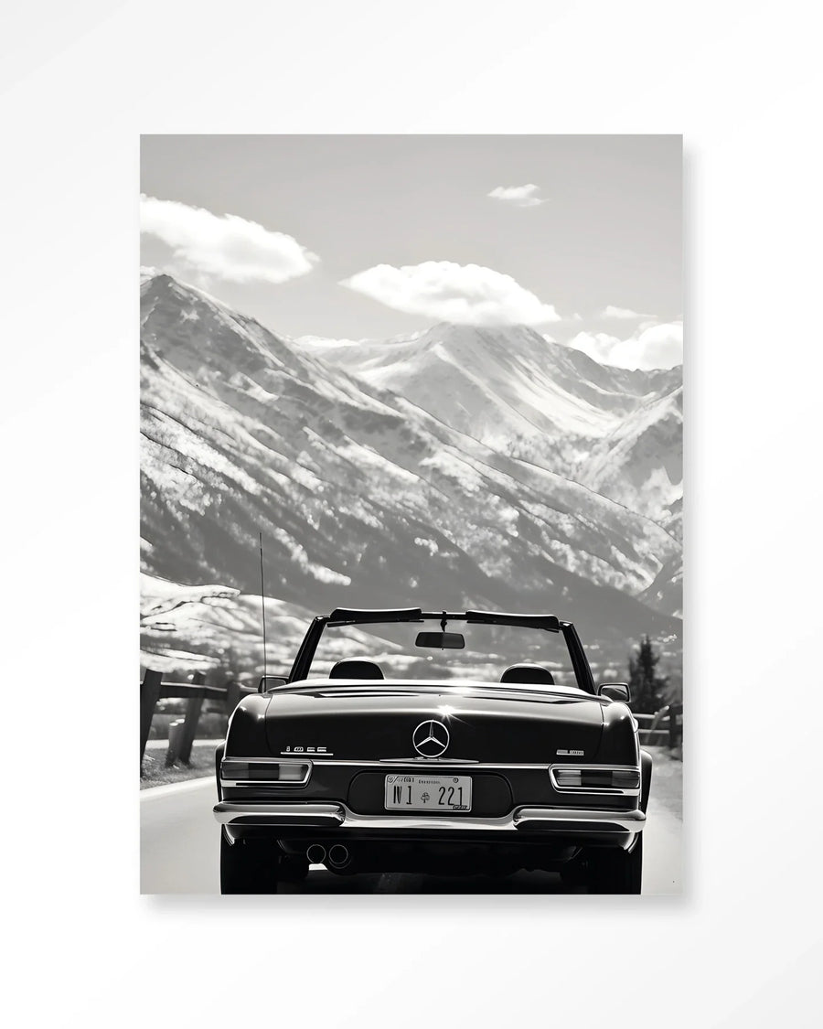 Winter Road - Moderne Wanddecoratie | Artprint, Glass Art & Wandkleed