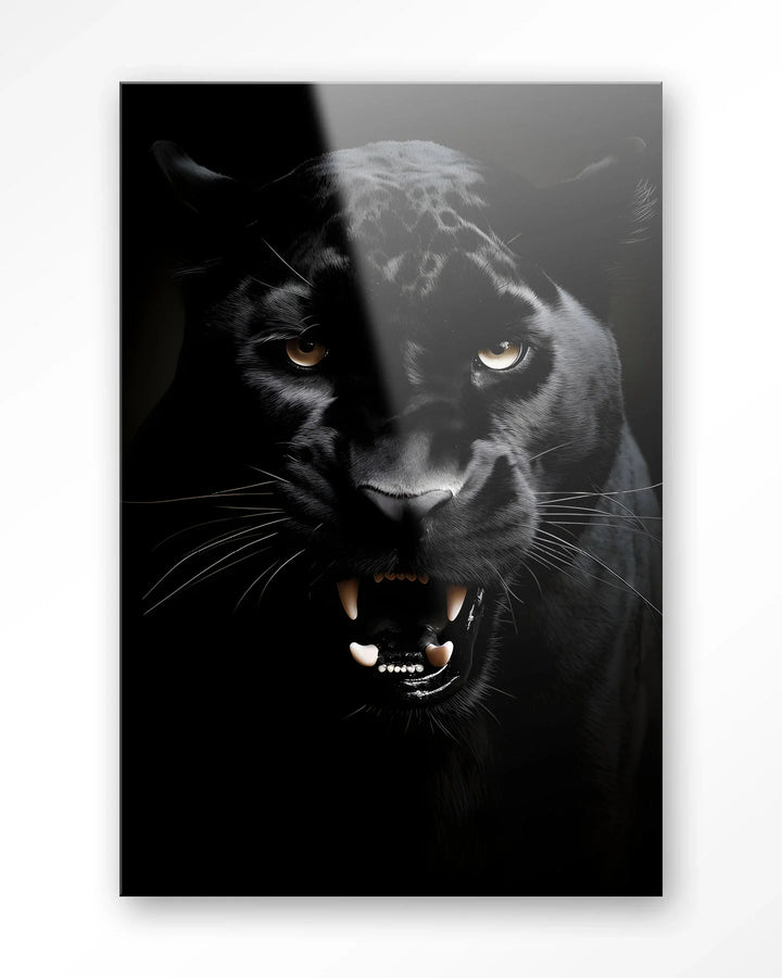 Rawr Panther - Moderne Wanddecoratie | Artprint, Glass Art & Wandkleed