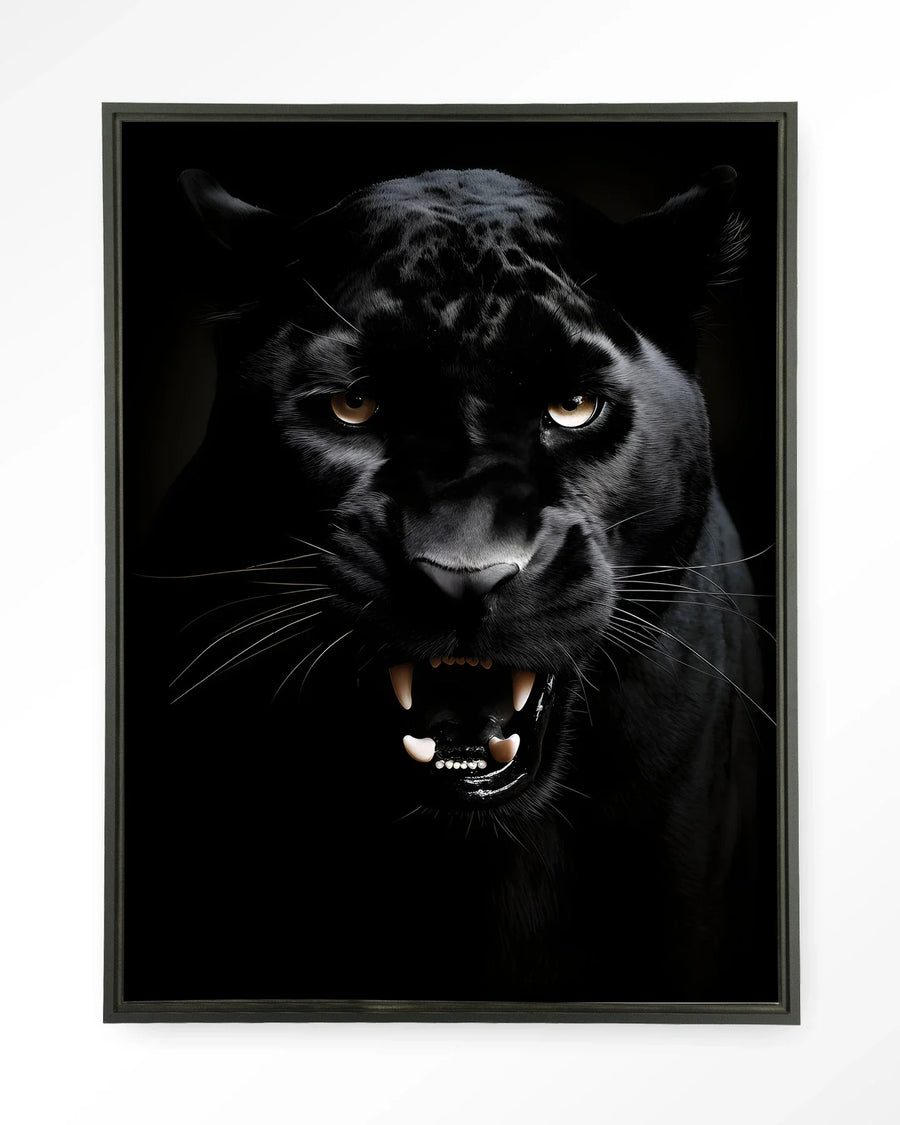 Rawr Panther - Moderne Wanddecoratie | Artprint, Glass Art & Wandkleed