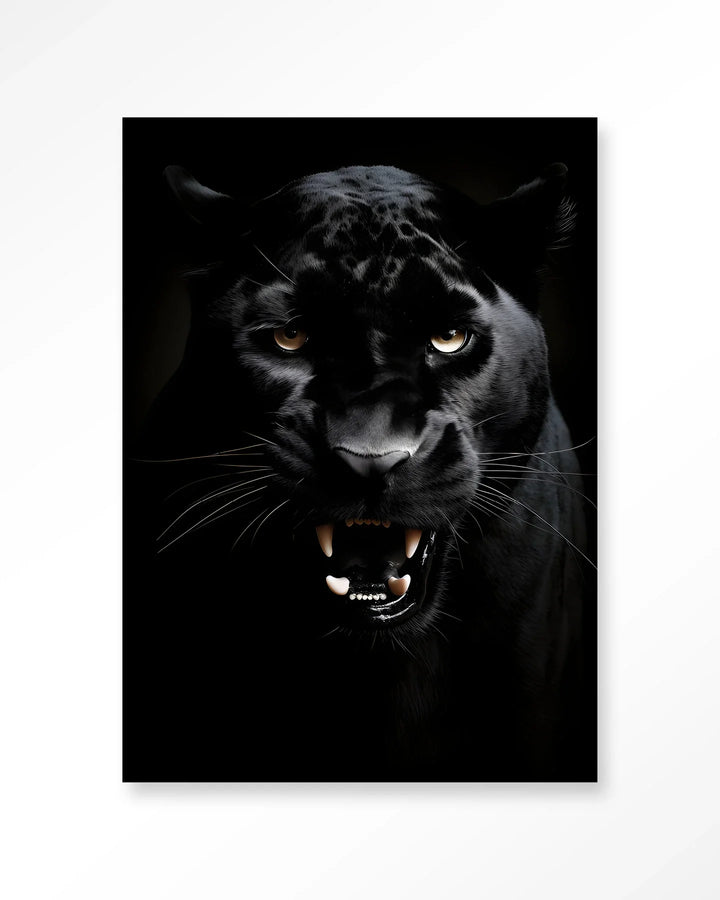 Rawr Panther - Moderne Wanddecoratie | Artprint, Glass Art & Wandkleed