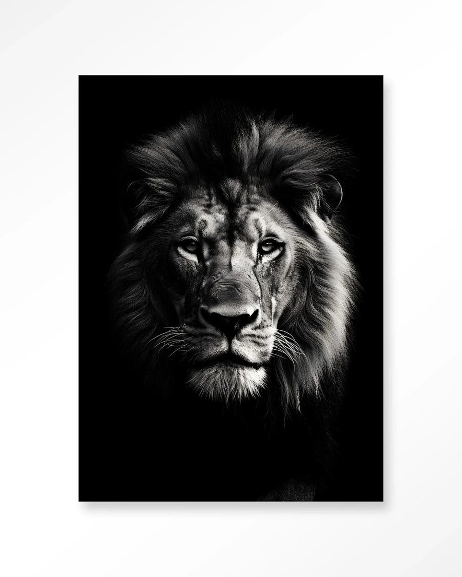 Mighty Lion - Moderne Wanddecoratie | Artprint, Glass Art & Wandkleed