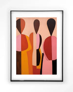 Silhouettes - Moderne Wanddecoratie | Artprint, Glass Art & Wandkleed