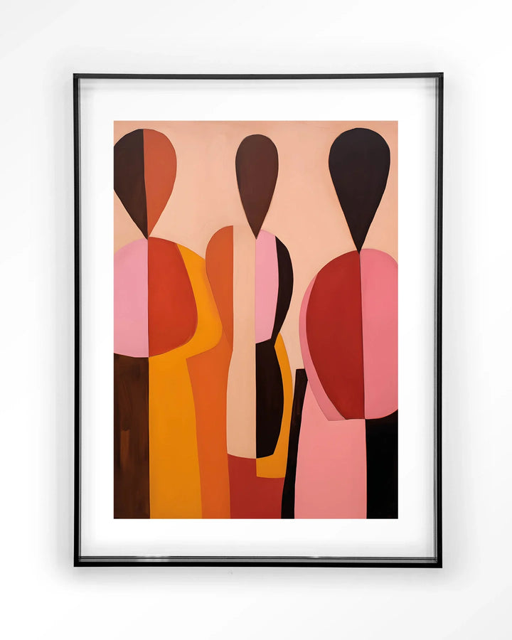 Silhouettes - Moderne Wanddecoratie | Artprint, Glass Art & Wandkleed