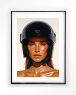 Prada Helmet - Moderne Wanddecoratie | Artprint, Glass Art & Wandkleed