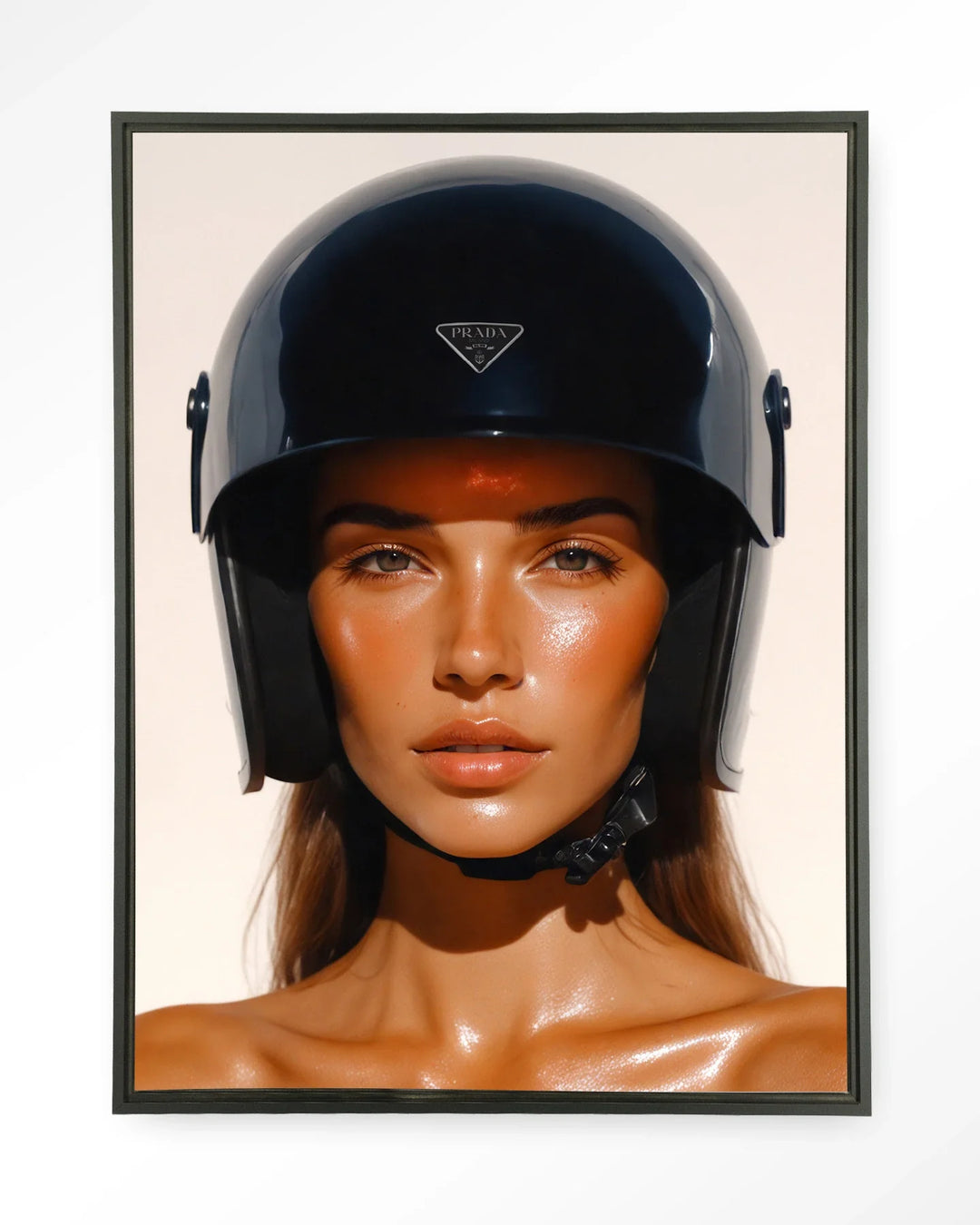 Prada Helmet - Moderne Wanddecoratie | Artprint, Glass Art & Wandkleed