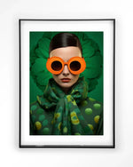 Green Flower - Moderne Wanddecoratie | Artprint, Glass Art & Wandkleed