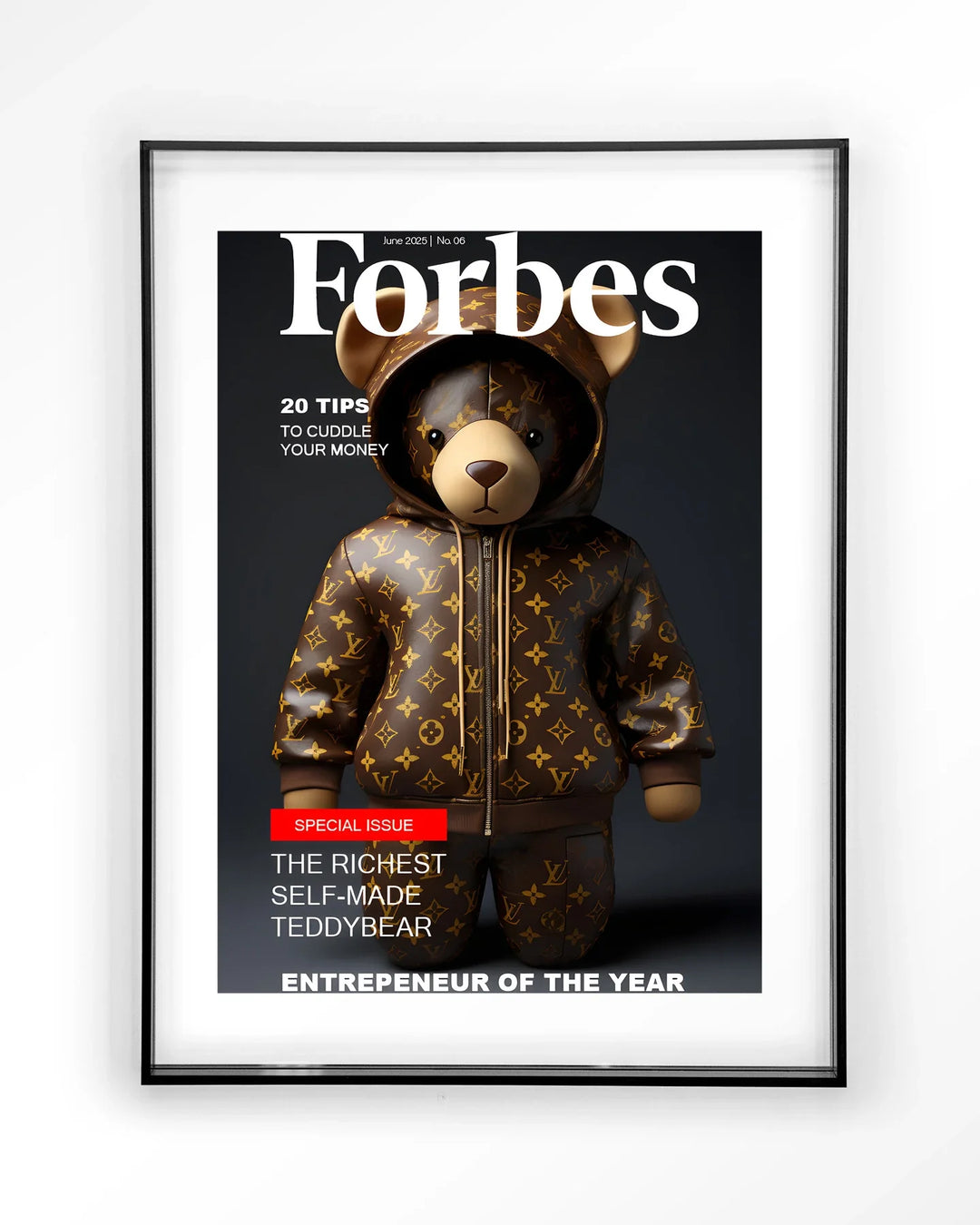 Selfmade Teddybear - Moderne Wanddecoratie | Artprint, Glass Art & Wandkleed