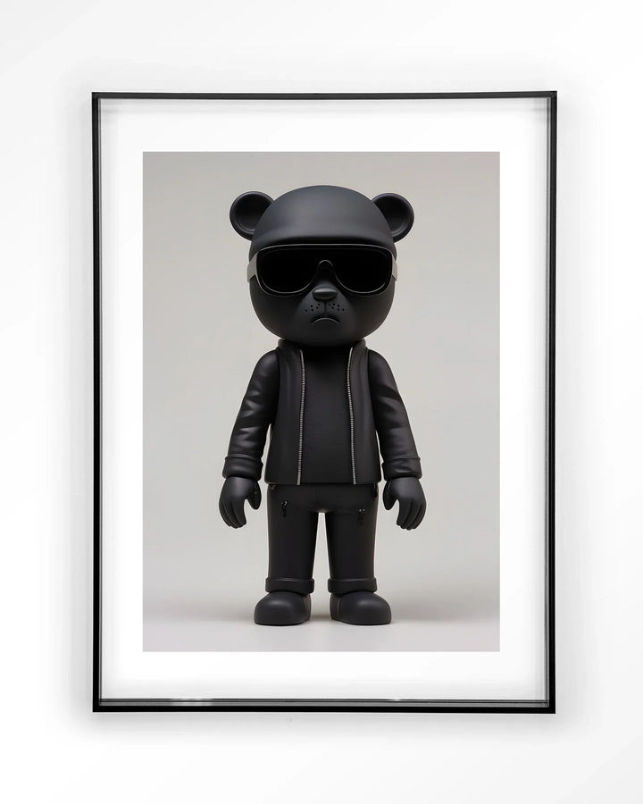 Security Bear - Moderne Wanddecoratie | Artprint, Glass Art & Wandkleed