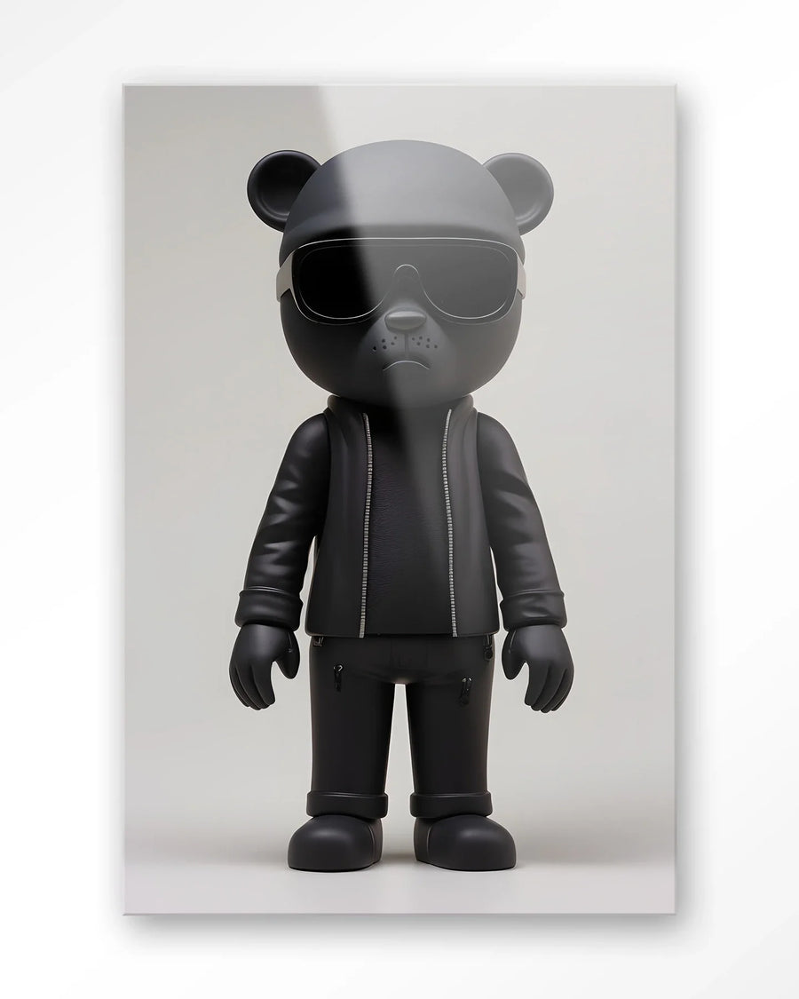 Security Bear - Moderne Wanddecoratie | Artprint, Glass Art & Wandkleed
