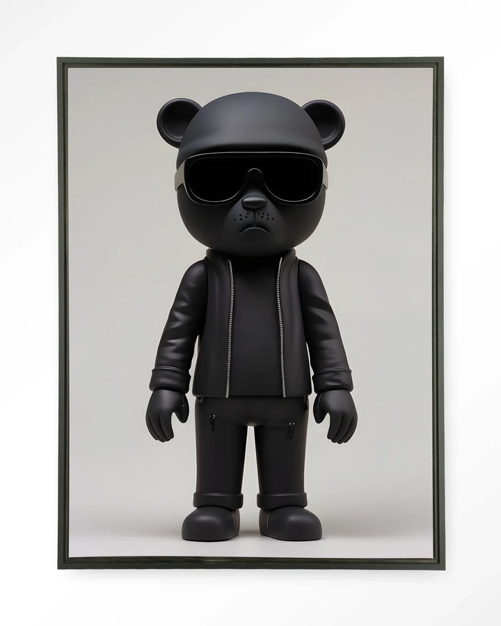 Security Bear - Moderne Wanddecoratie | Artprint, Glass Art & Wandkleed