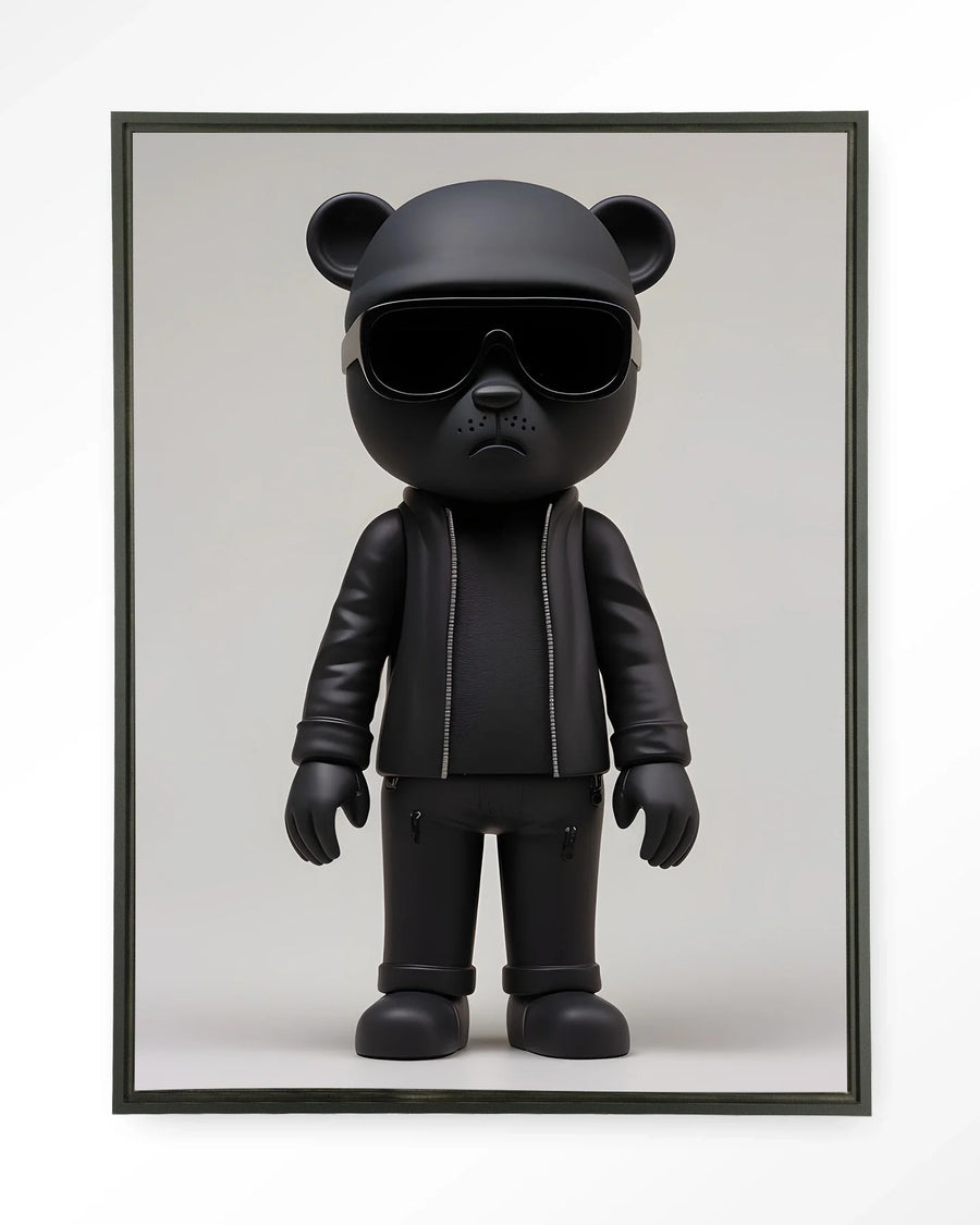 Security Bear - Moderne Wanddecoratie | Artprint, Glass Art & Wandkleed