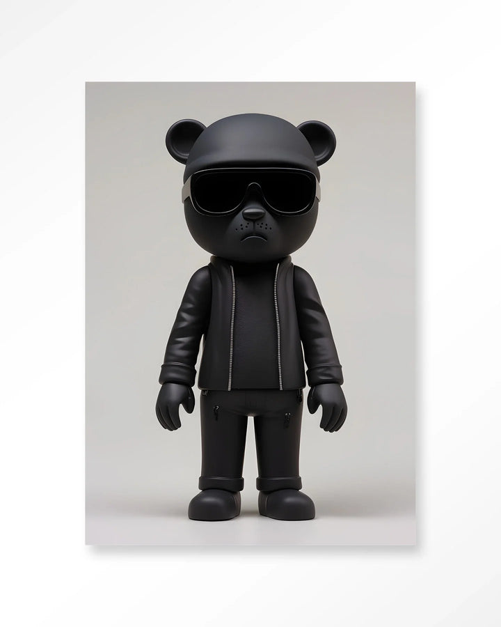 Security Bear - Moderne Wanddecoratie | Artprint, Glass Art & Wandkleed