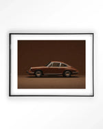 Brown Porsche - Moderne Wanddecoratie | Artprint, Glass Art & Wandkleed