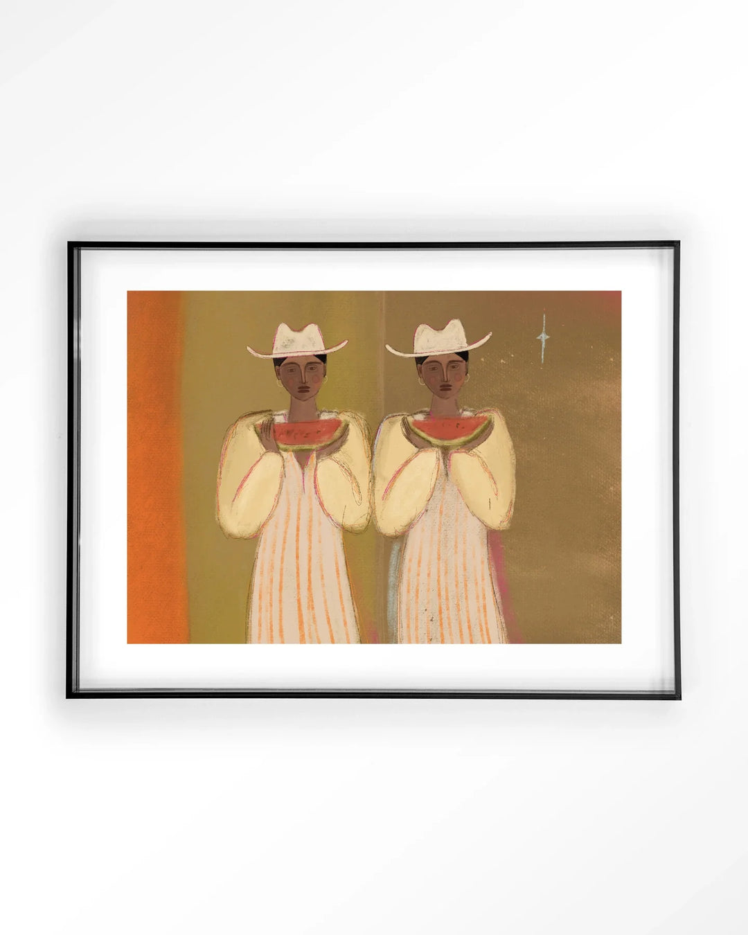Watermelon Girl - Moderne Wanddecoratie | Artprint, Glass Art & Wandkleed