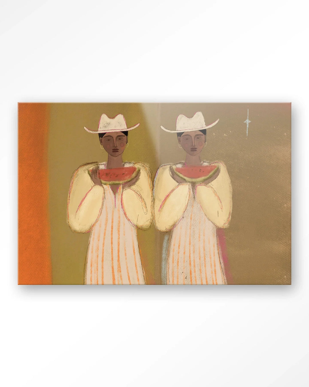 Watermelon Girl - Moderne Wanddecoratie | Artprint, Glass Art & Wandkleed