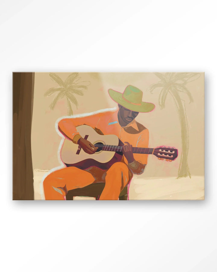 Musician 2 - Moderne Wanddecoratie | Artprint, Glass Art & Wandkleed