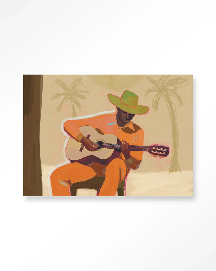 Musician 2 - Moderne Wanddecoratie | Artprint, Glass Art & Wandkleed