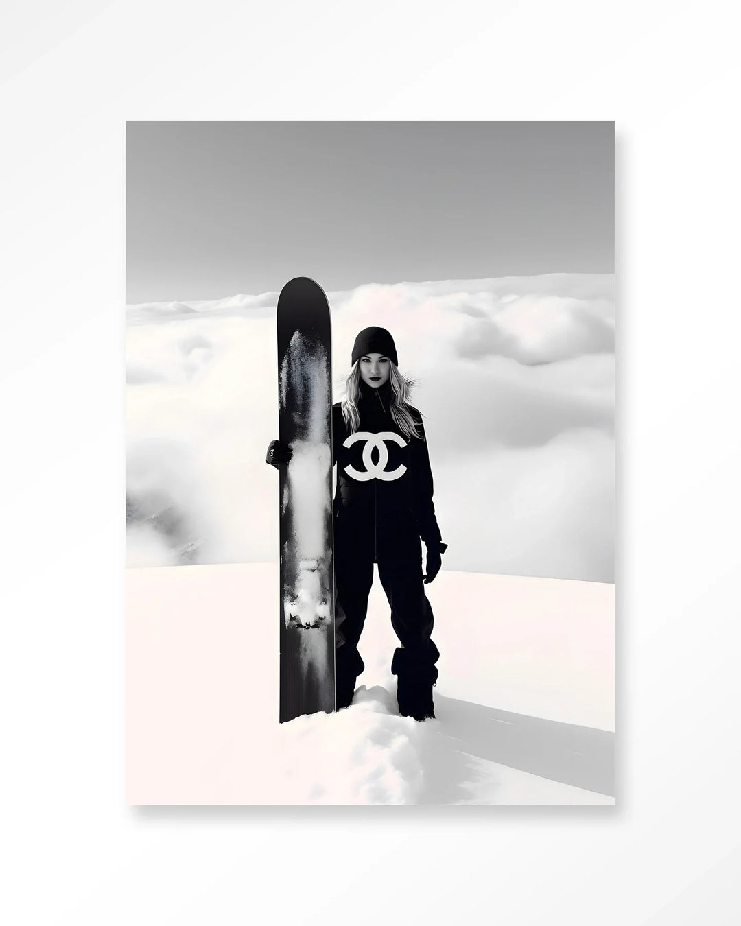 Snow Girl - Moderne Wanddecoratie | Artprint, Glass Art & Wandkleed