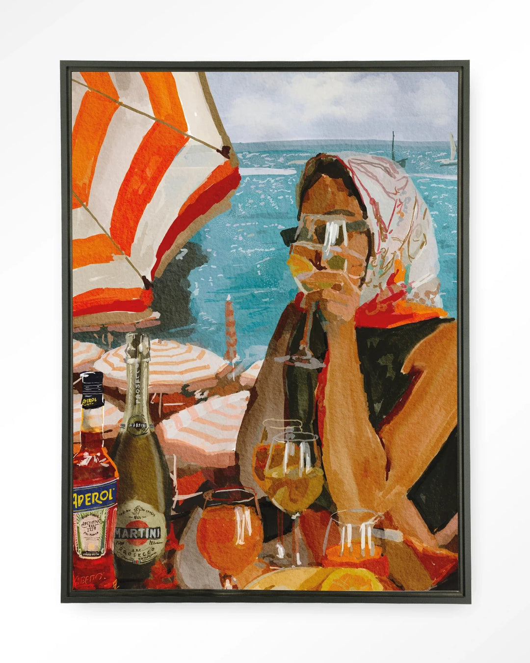 Aperol o’clock - Moderne Wanddecoratie | Artprint, Glass Art & Wandkleed