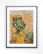 Daisy Lady - Moderne Wanddecoratie | Artprint, Glass Art & Wandkleed