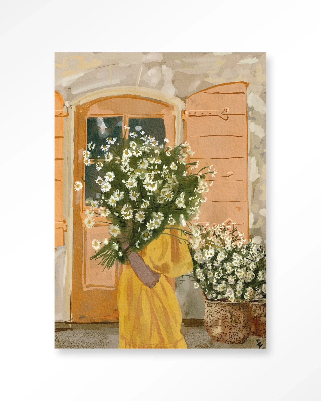 Daisy Lady - Moderne Wanddecoratie | Artprint, Glass Art & Wandkleed