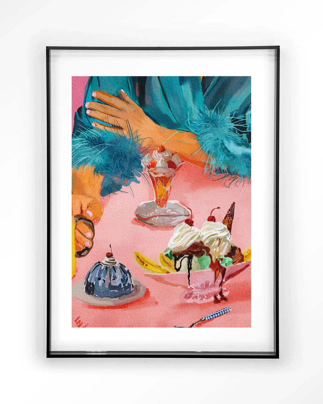 Ice Creams - Moderne Wanddecoratie | Artprint, Glass Art & Wandkleed