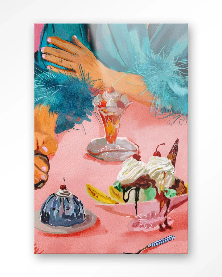 Ice Creams - Moderne Wanddecoratie | Artprint, Glass Art & Wandkleed