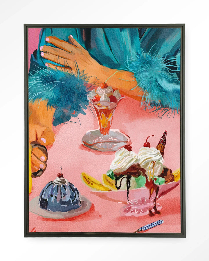 Ice Creams - Moderne Wanddecoratie | Artprint, Glass Art & Wandkleed