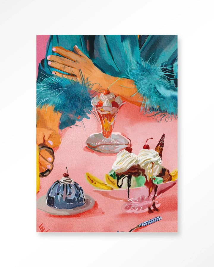 Ice Creams - Moderne Wanddecoratie | Artprint, Glass Art & Wandkleed