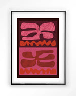 Groovy Pink - Moderne Wanddecoratie | Artprint, Glass Art & Wandkleed