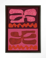 Groovy Pink - Moderne Wanddecoratie | Artprint, Glass Art & Wandkleed