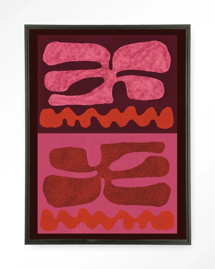 Groovy Pink - Moderne Wanddecoratie | Artprint, Glass Art & Wandkleed