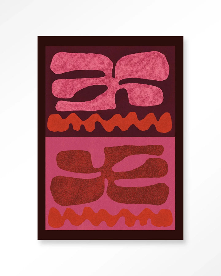 Groovy Pink - Moderne Wanddecoratie | Artprint, Glass Art & Wandkleed